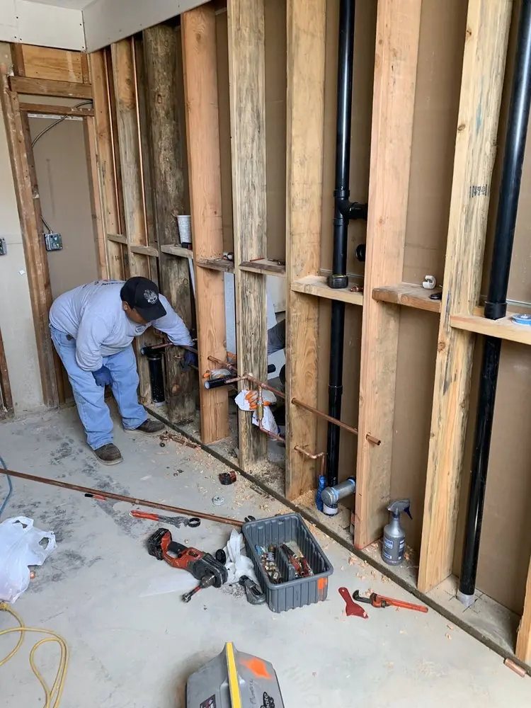 Commercial rough-in plumbing for Gas Line Repair in Somerville
